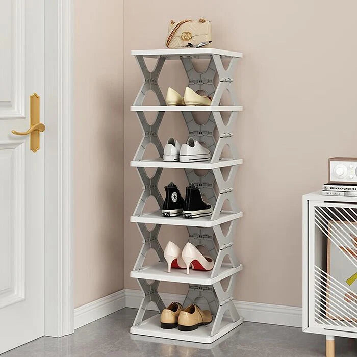 X Shaped Shoe Rack - 6 Layer